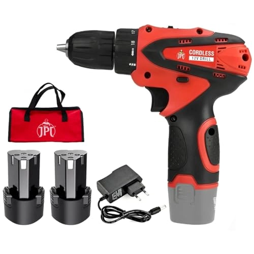 Professional 12V Powerful Cordless Drill - 1.5 Watt-hours