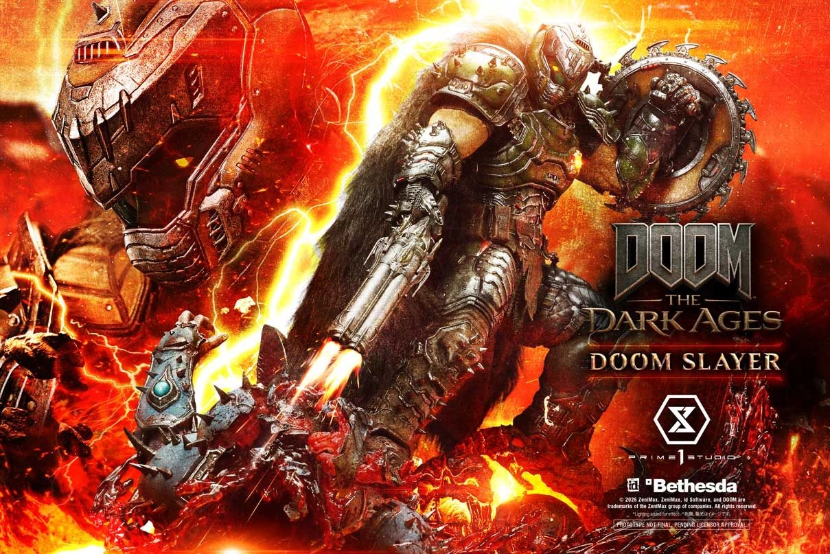 Ultimate Premium Masterline Doom: The Dark Ages Doom Slayer Statue