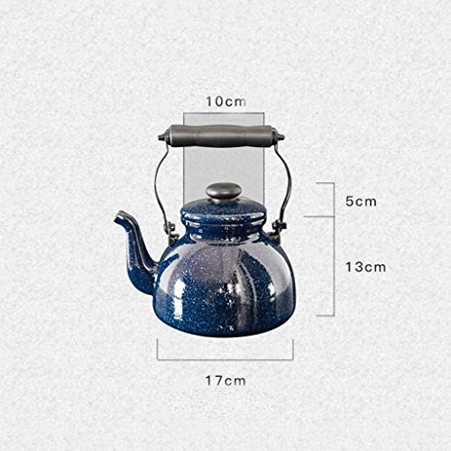 Whistling Kettle Teapot - Enamel 2 liters