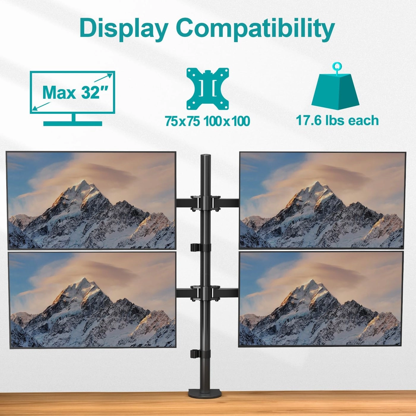 Quad Monitor Stand