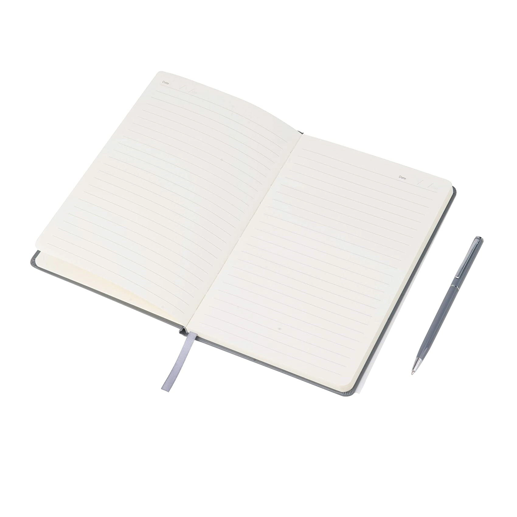 Soft Touch Hardcover Notebook and Pen Set A5 Hardcover - Lined 80 Sheets