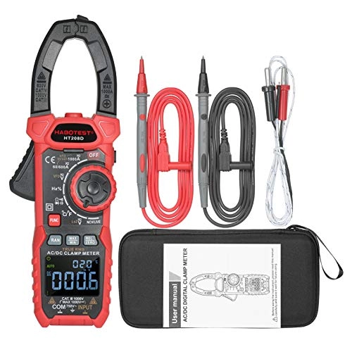 True RMS Digital Multimeter Clamp Meter - 1000A CAT III 40mm