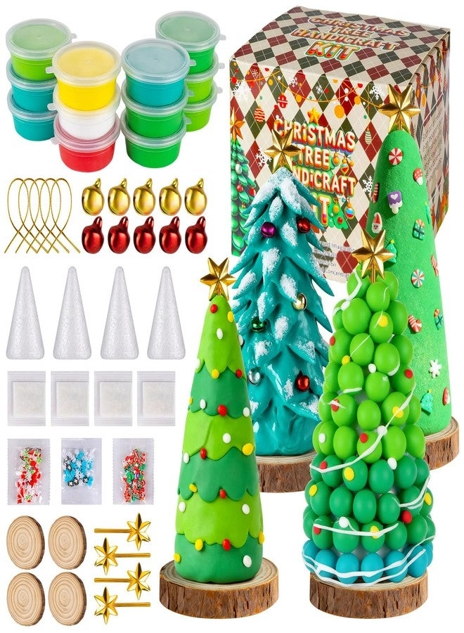 ZAUGONTW Christmas Trees Crafts Kit - 12Pack