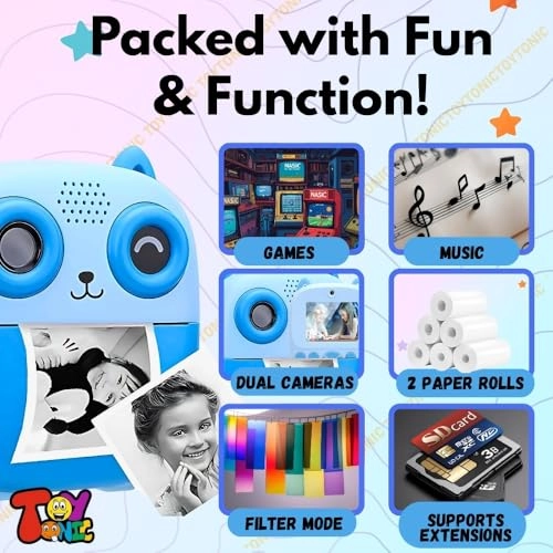 Instant Photo Printer - 48MP 1080P