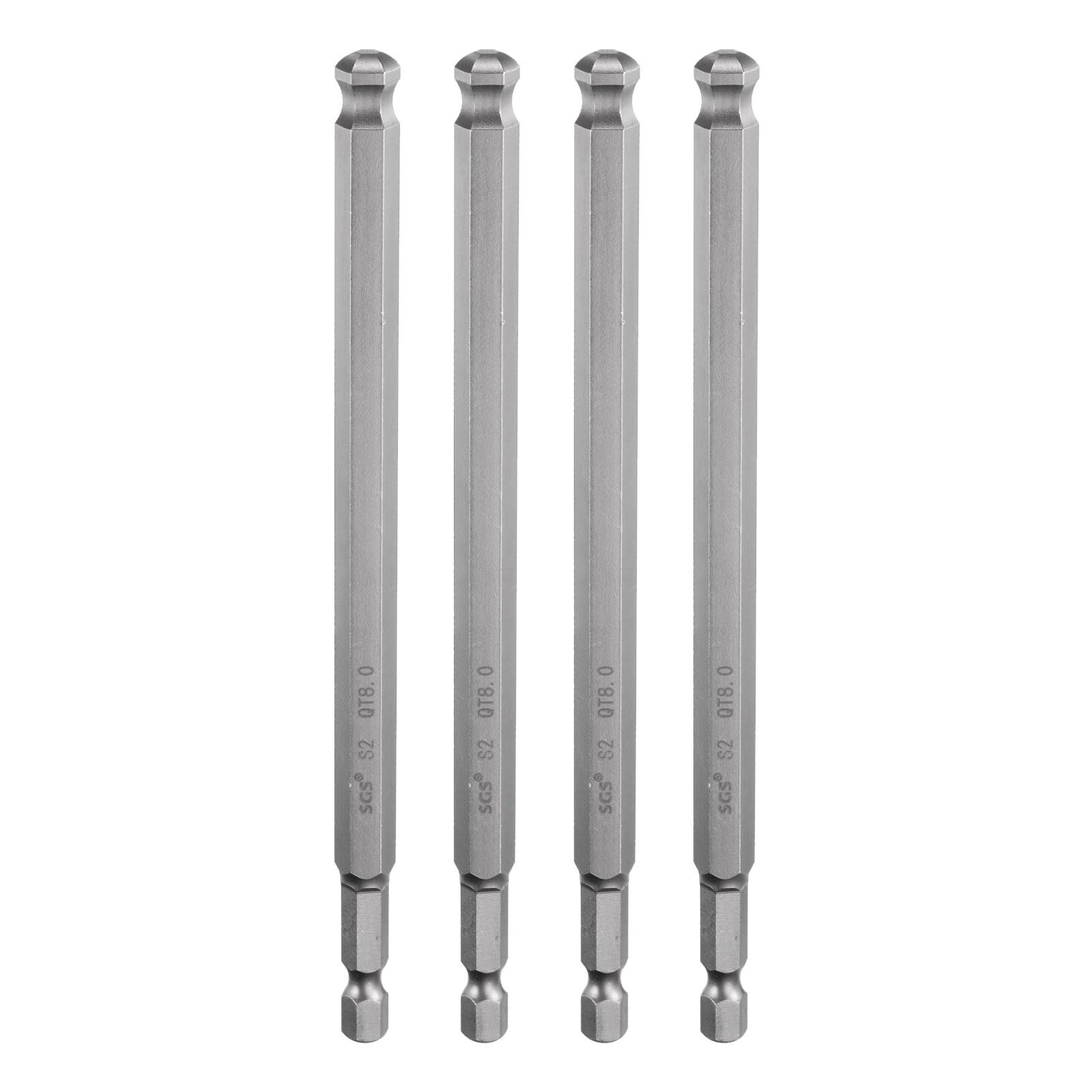 HARFINGTON Ball End Hex Screwdriver Bit - 4pcs 150mm
