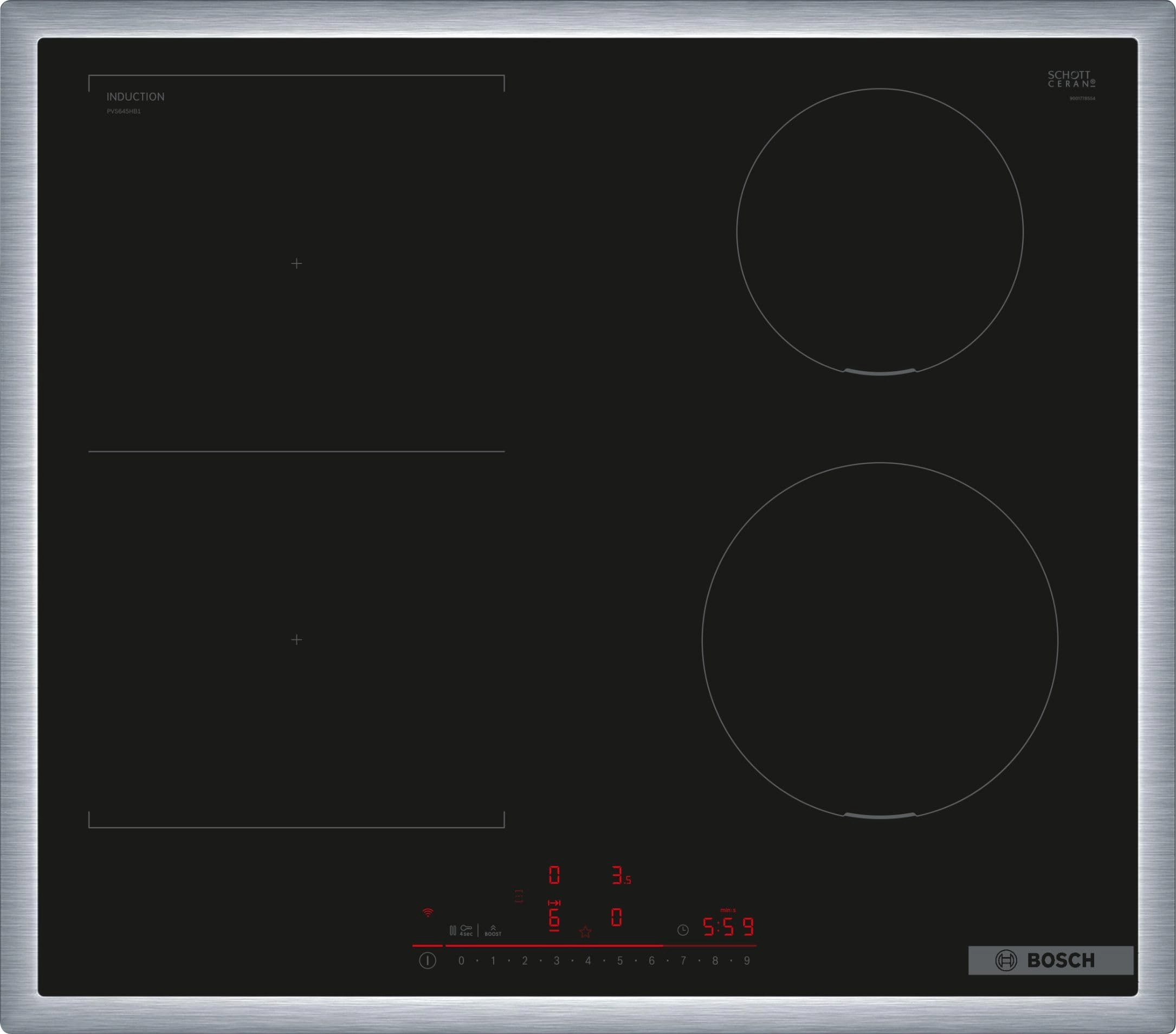 Bosch Hausgeräte Series 6 PVS845HB1E Induction hob