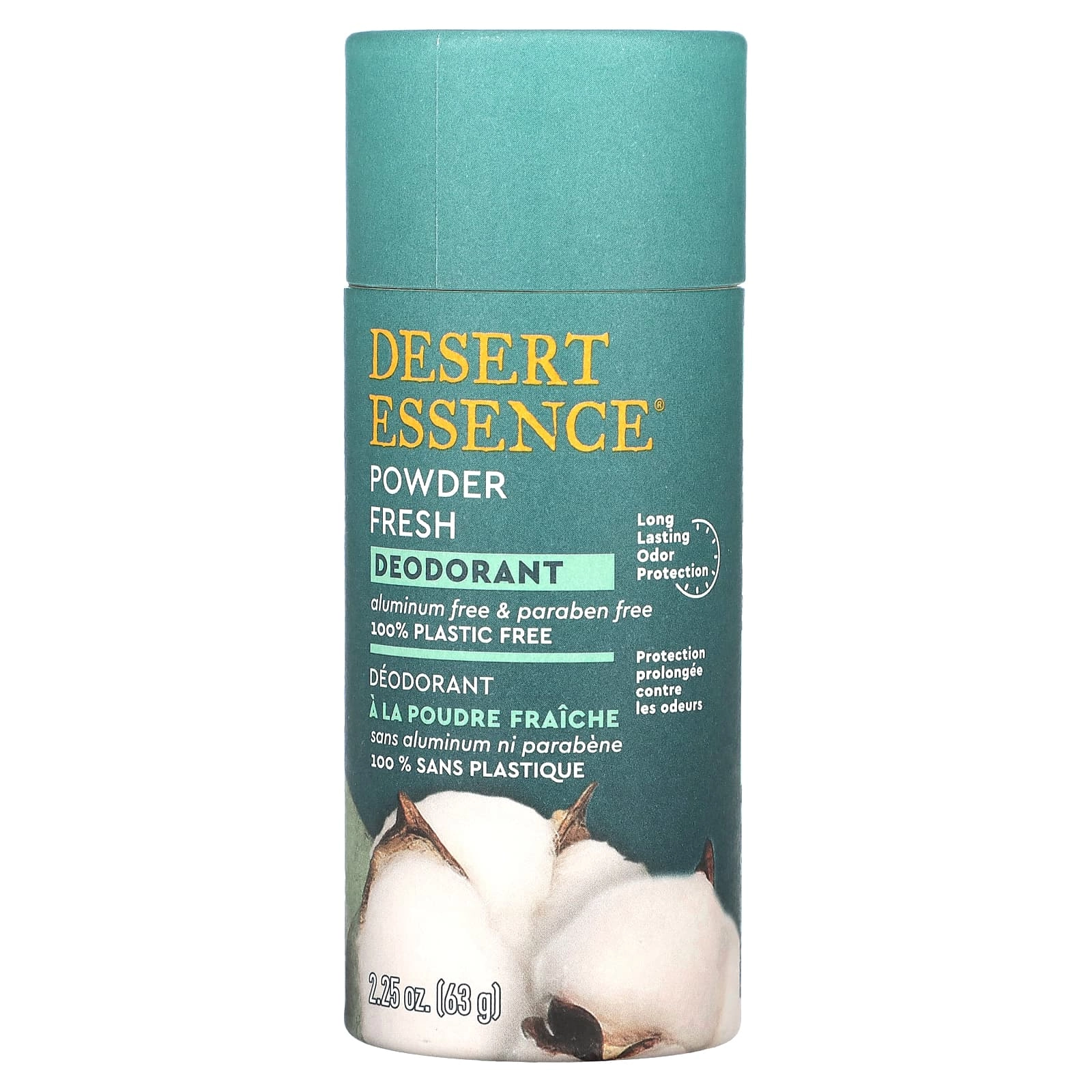 Desert Essence Deodorant - Powder Fresh 2.25 oz (63 g)