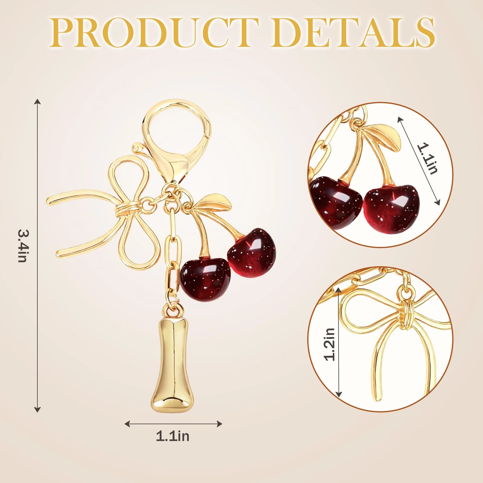 Initial P Keychain - Letter