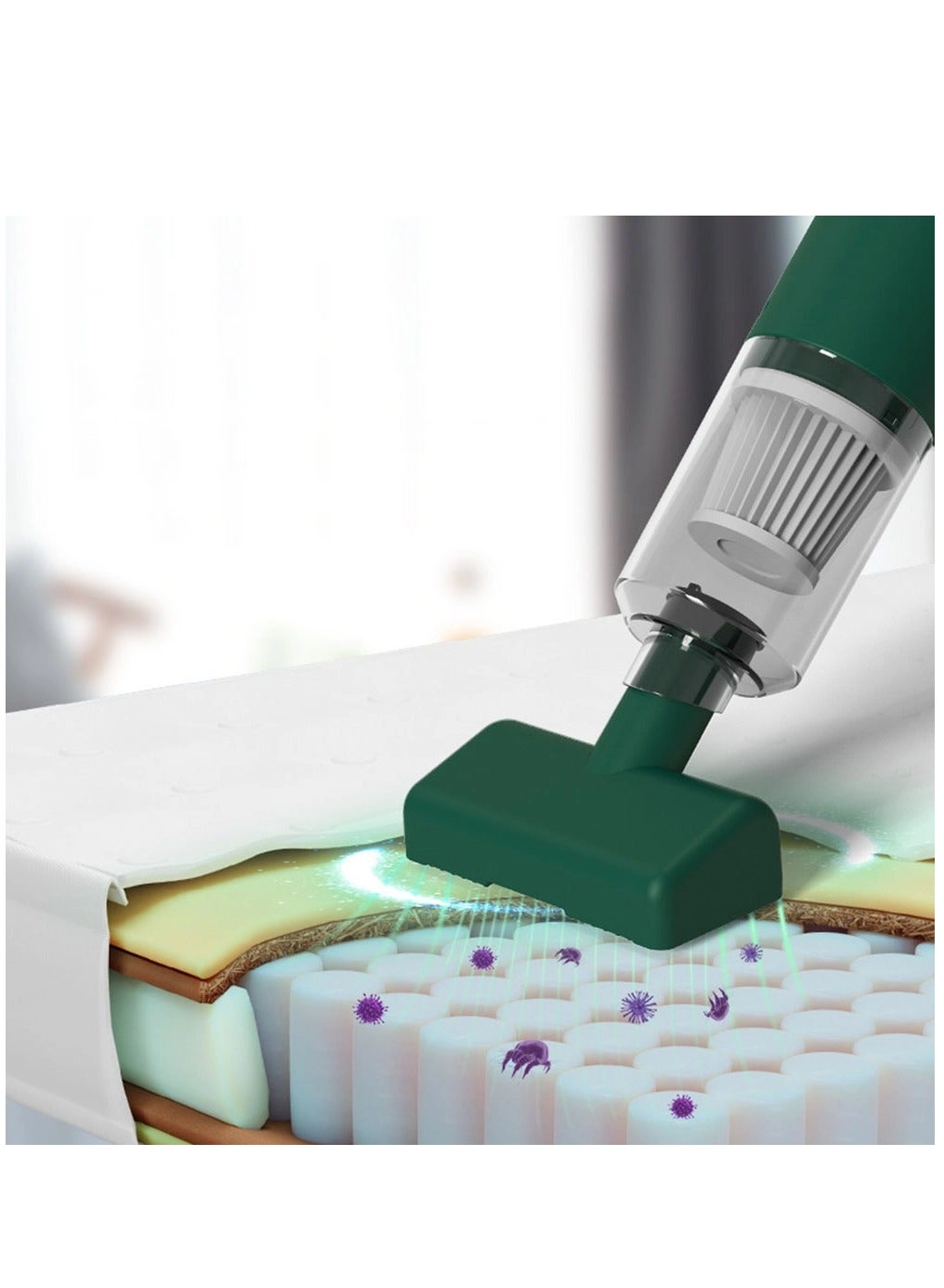 Handheld Vacuum Cleaner - 2x2000 mAh