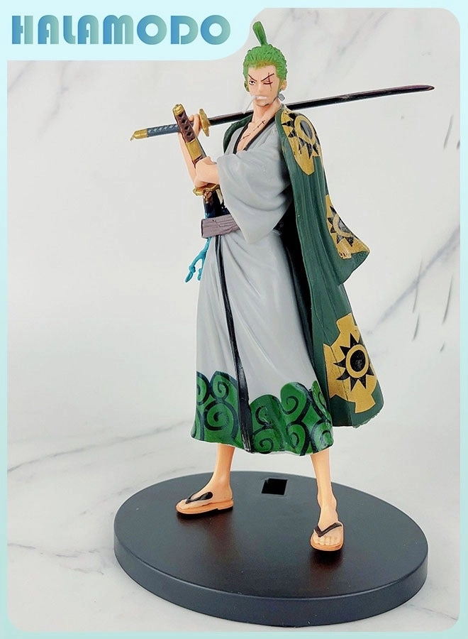 Zoro - One Piece - Samurai Costume Figure Desktop Decoration (QQ0257)