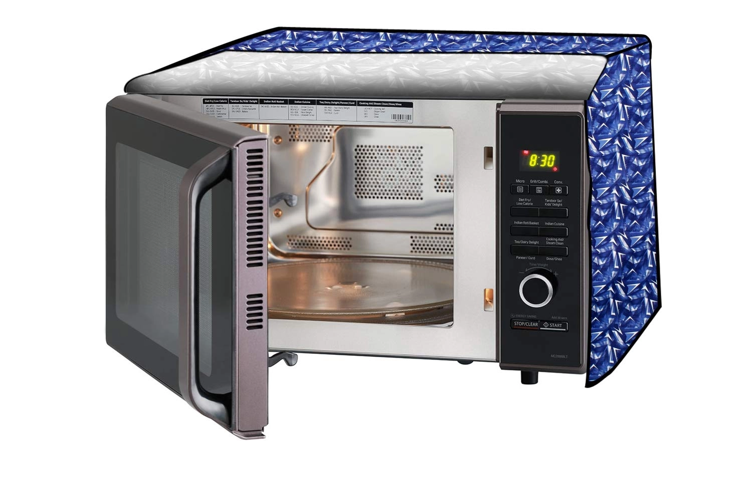 Microwave Oven Cover - 30 L Multicolor