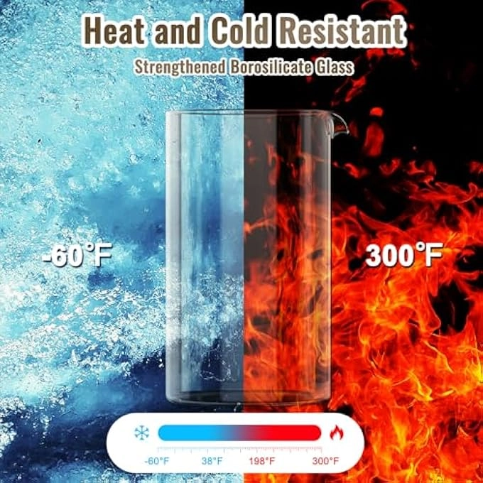 French Press - 12 Oz 1 Cup 3 Level Filtration