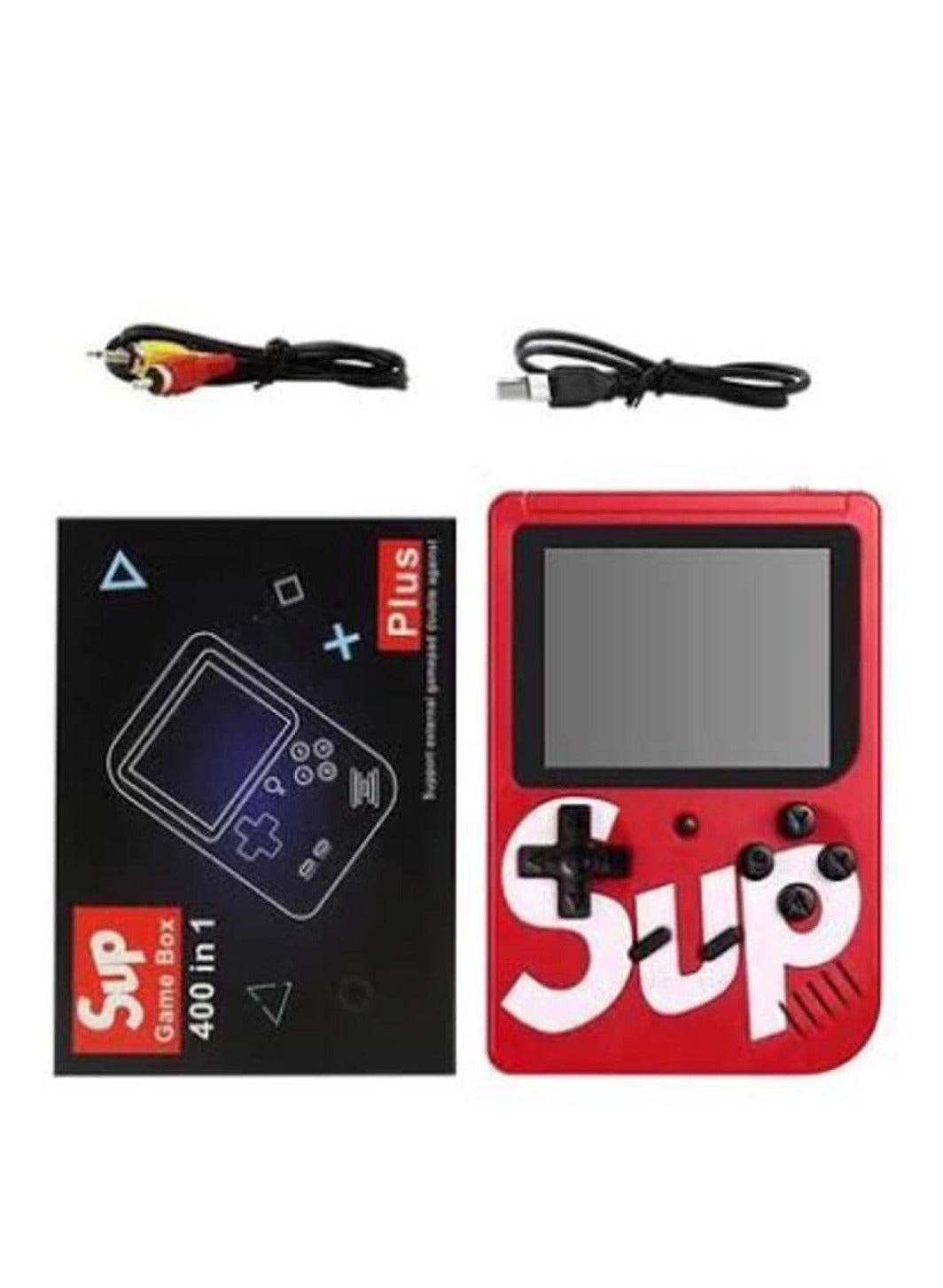 Handheld Game Console - 400 Built-in Games 3-Inch Color Screen Rechargeable Battery