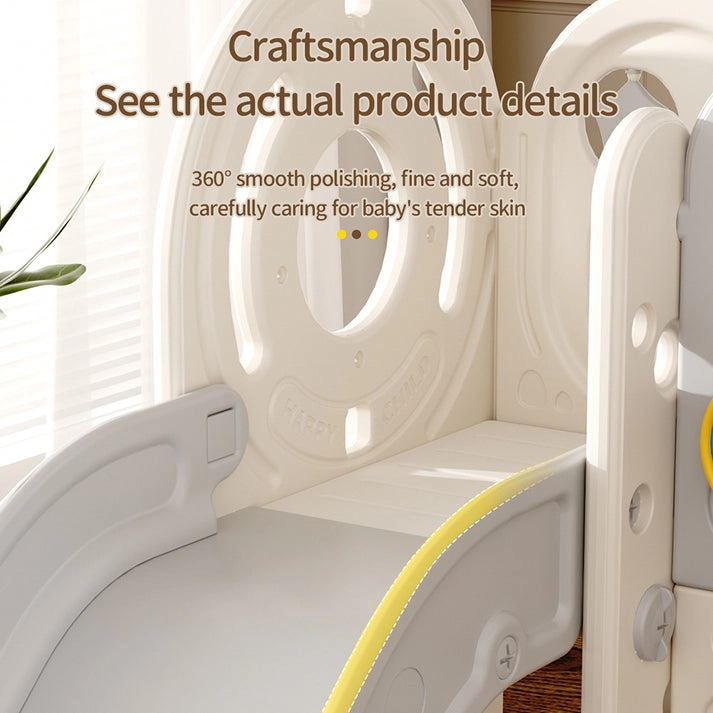 Kids Playhouse With Slide - Indoor and Outdoor Use Durable Construction