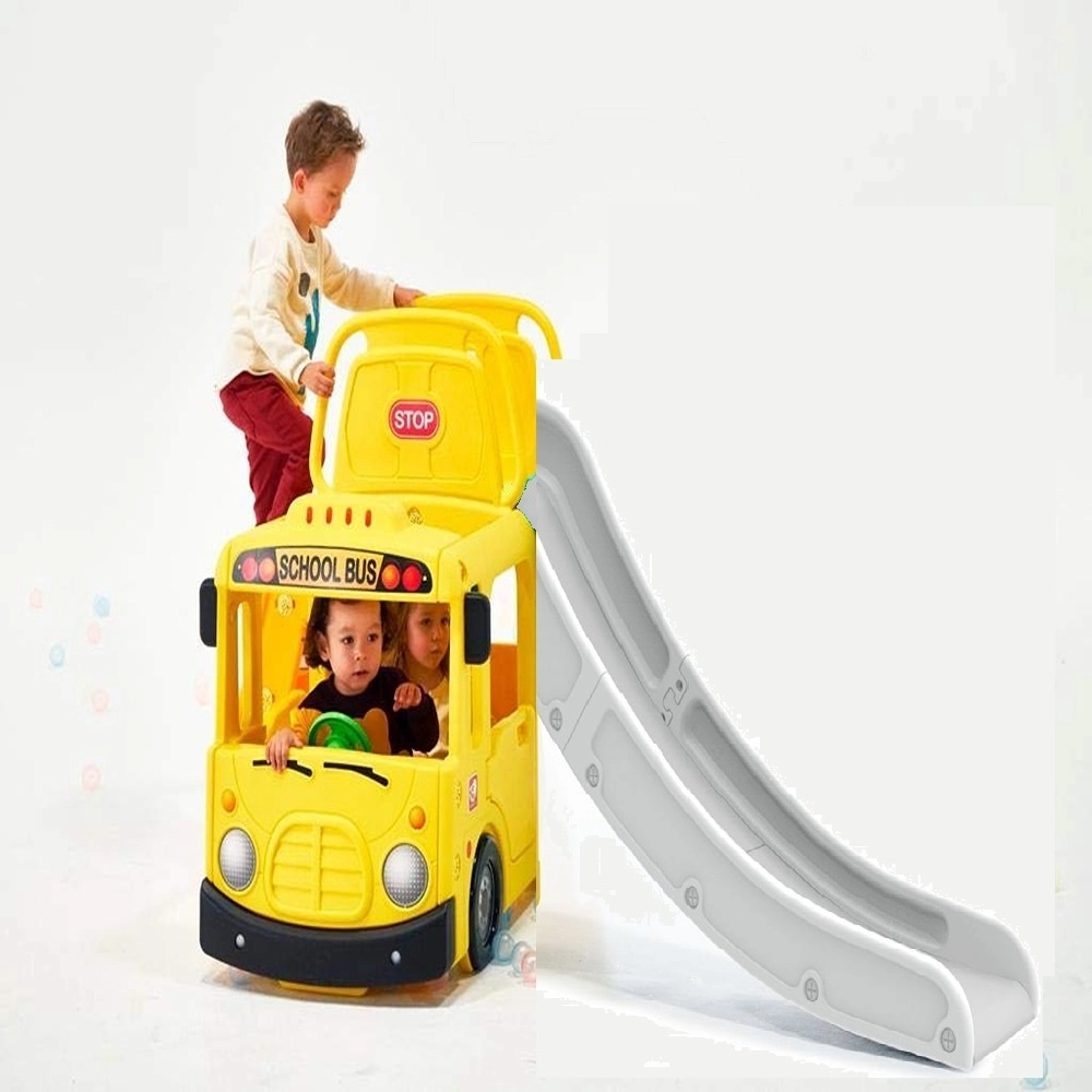 School Premium Bus Slide - Yellow 2 to 7 years