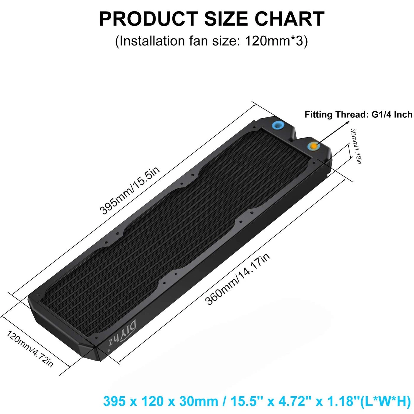 Water Cooling Radiator - 120mm