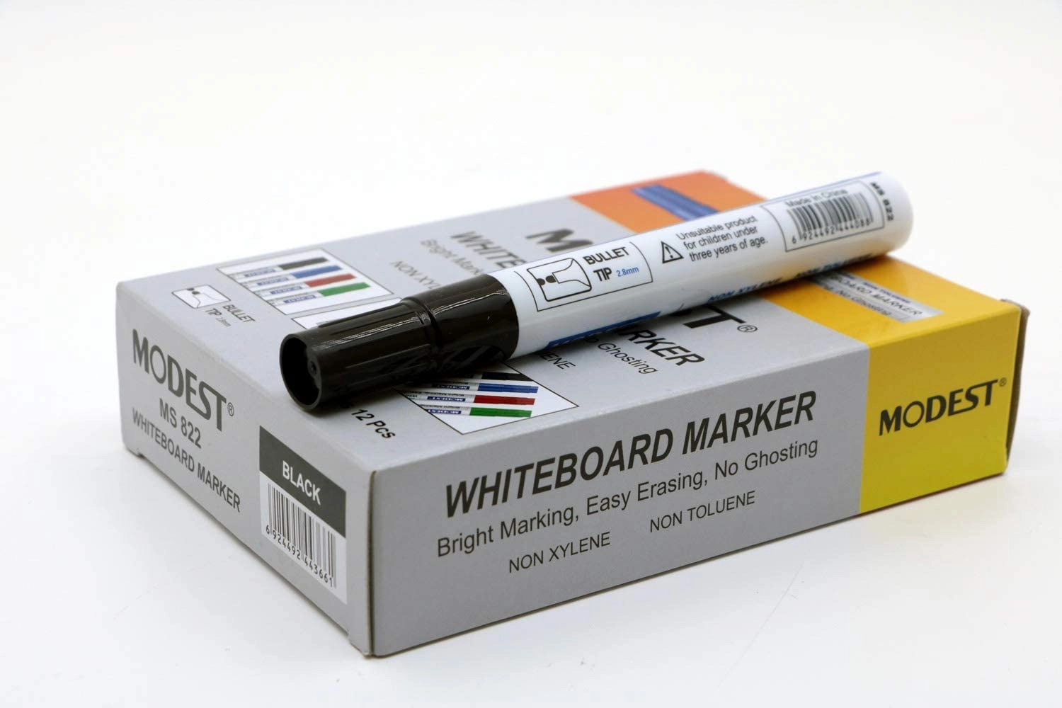 Stationary Mart White Board Marker - Black Bullet Tip