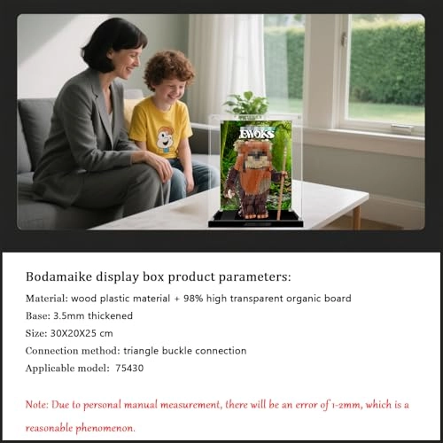 Display Case for Lego 75430 - 30 x 20 x 25 cm transparent