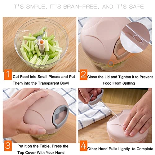 Food Chopper - 500ml 3 blades