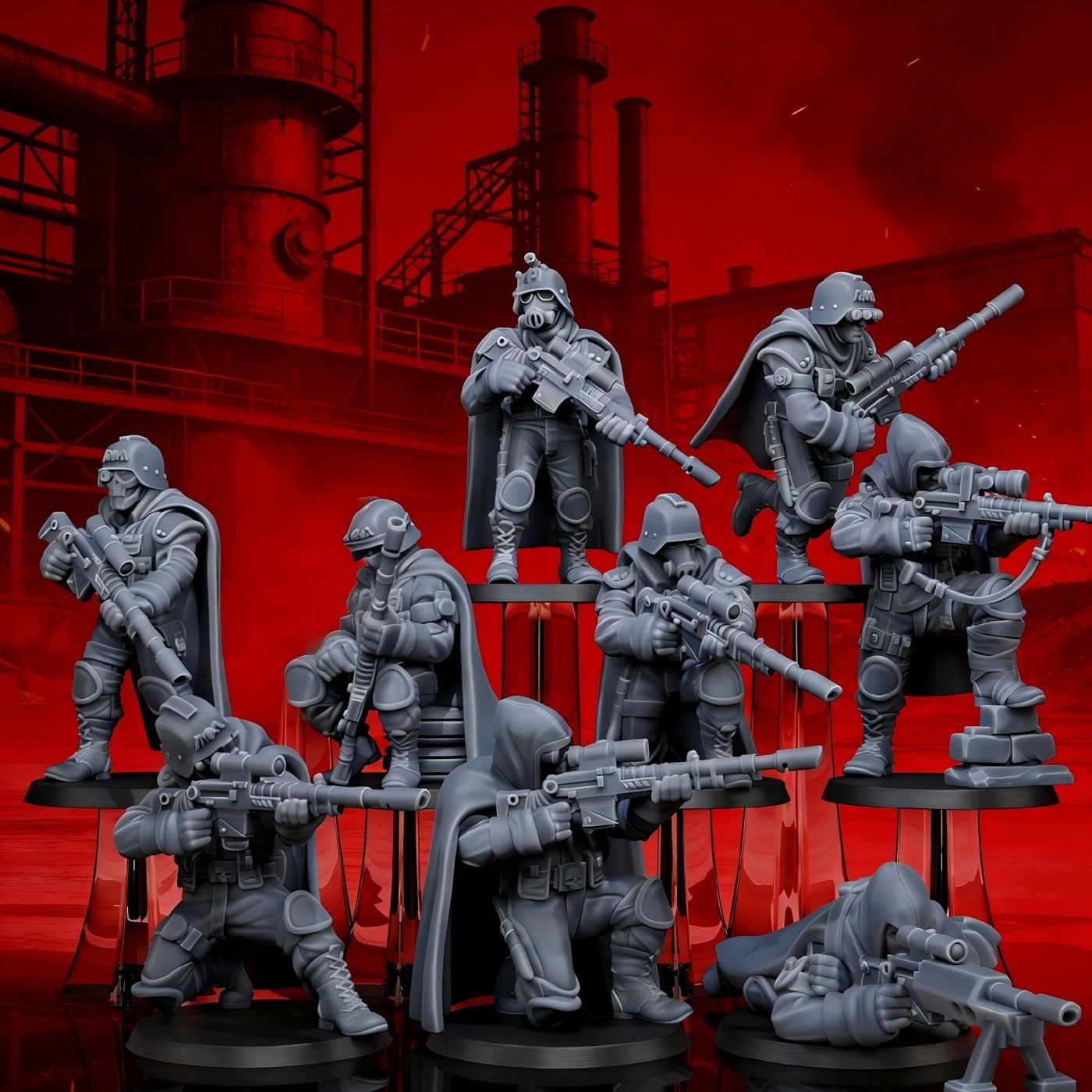 Generic Red Fog Surveillance - 9 pcs
