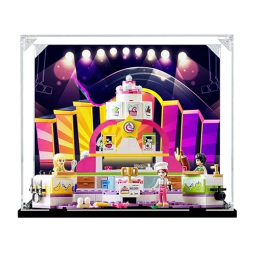 Figures Display Box - 30x20x25cm Mirror+sliding Door