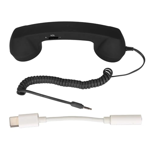 Vintage Style USB C Cell Phone Earpiece Wired Earbud