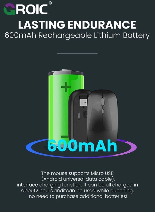 Foldable Bluetooth Keyboard and Mouse Combo - Wireless