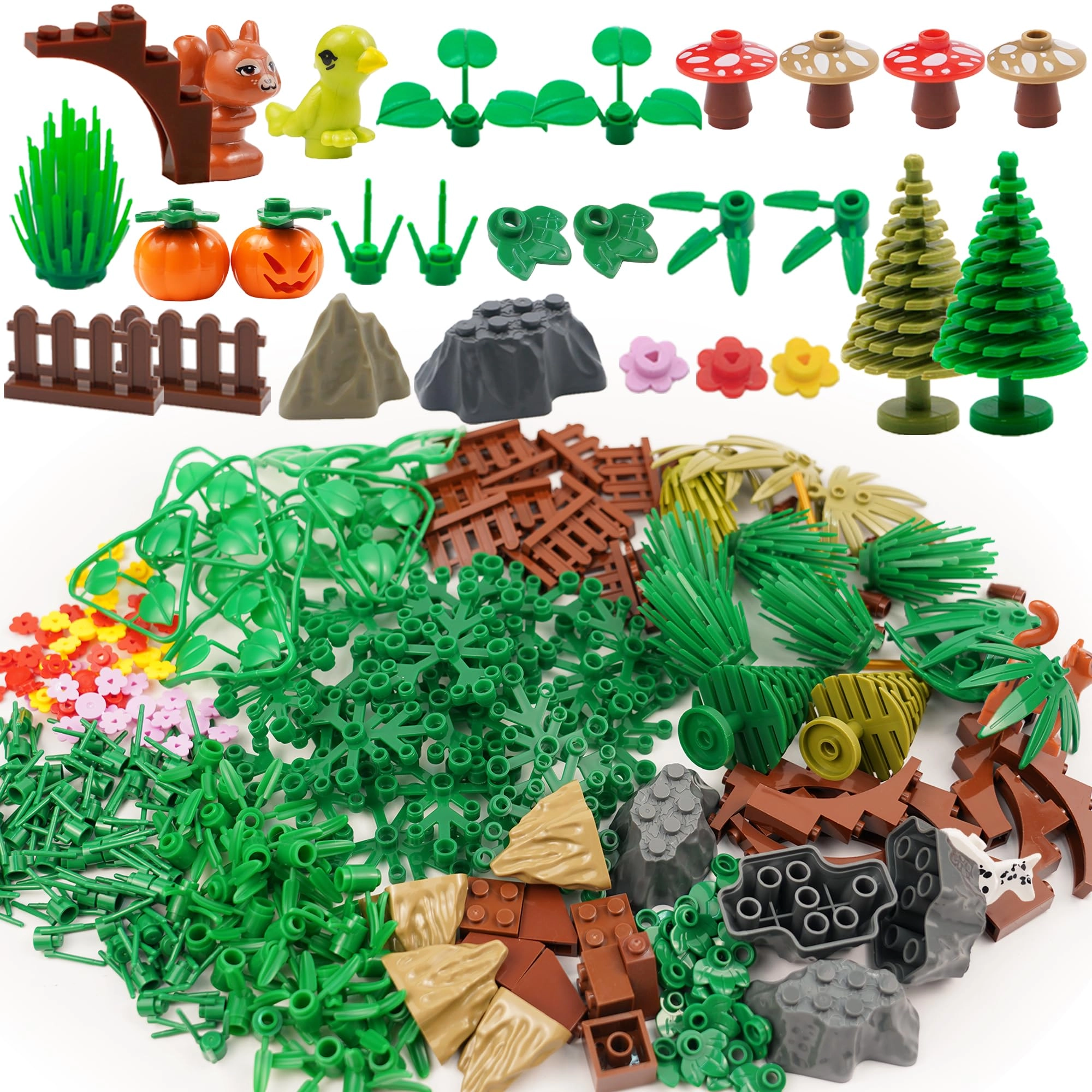 BroTex Plants Tree Accessories Jungle - 206 pcs
