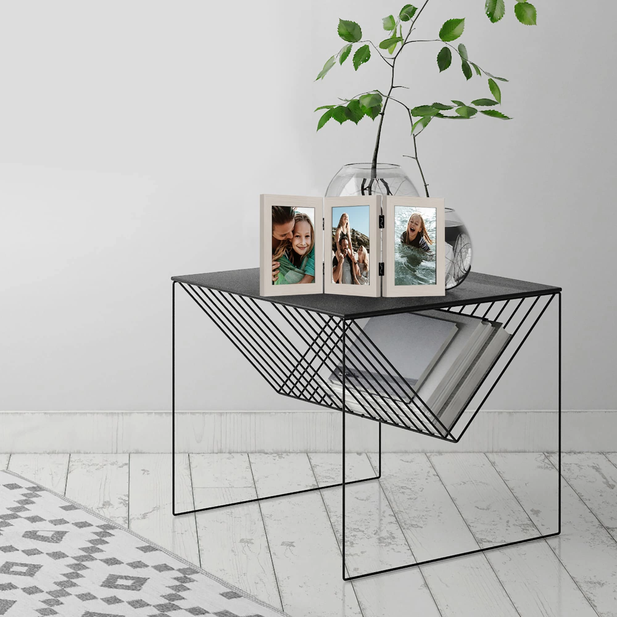 Hinged 3 Picture Frame - 5X7