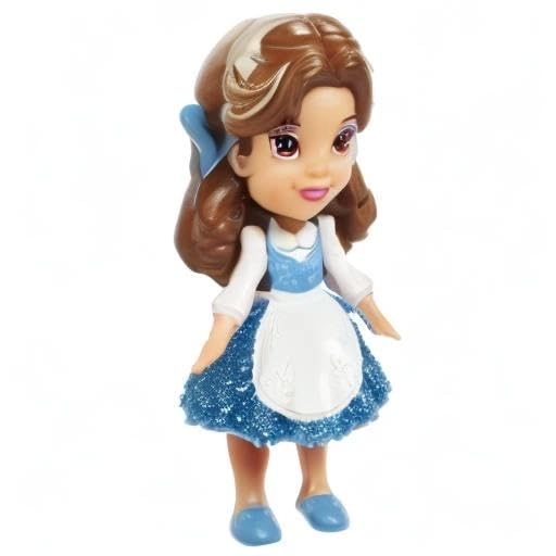 Belle Poseable Doll - 3.5 inches Blue Dress Ages 3+