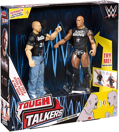 Tough Talkers - The Rock + Steve Austin (DXG92) 2 pcs