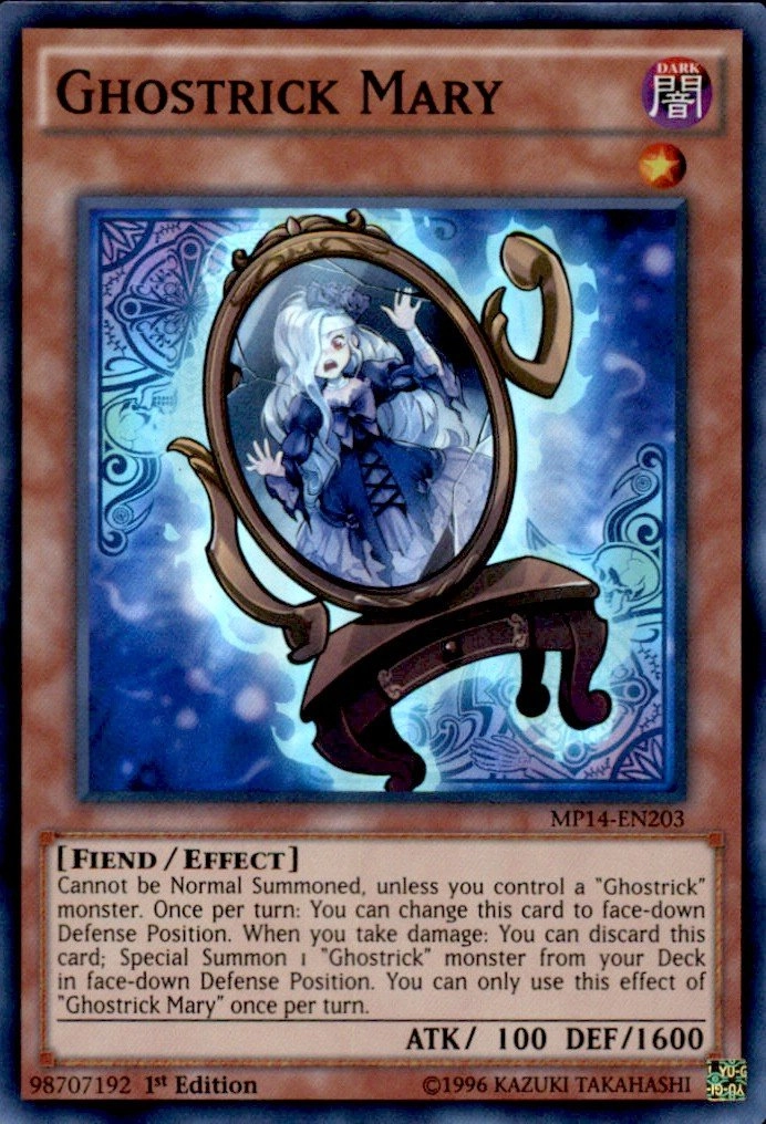 Yu-Gi-Oh! Ghostrick Mary MP14-EN203 - Mega Pack 2014 1st Edition