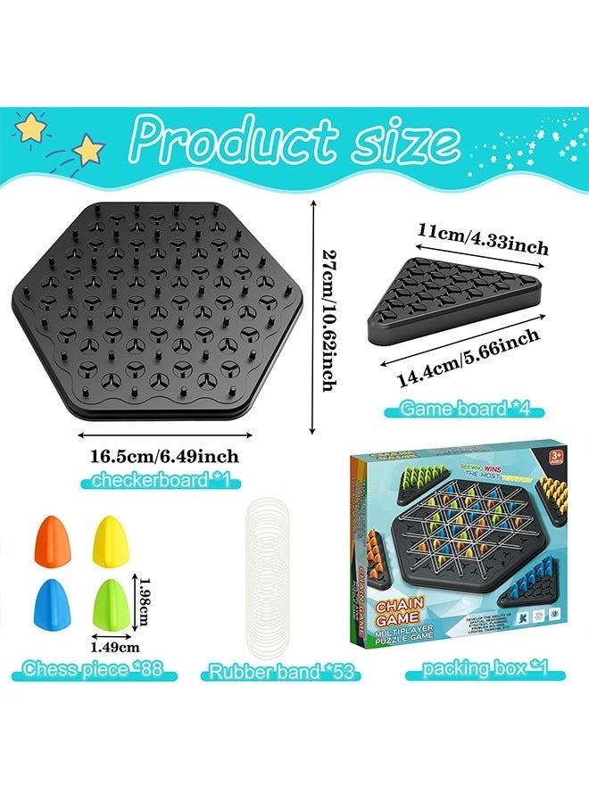 Triggle - interactive peg game triangular chessboard