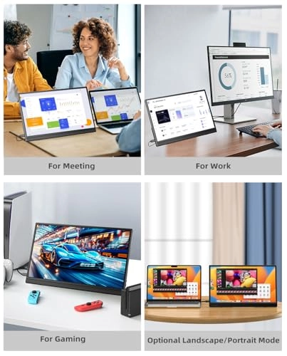 Portable Monitor - FHD 1080P 15.6-Inch