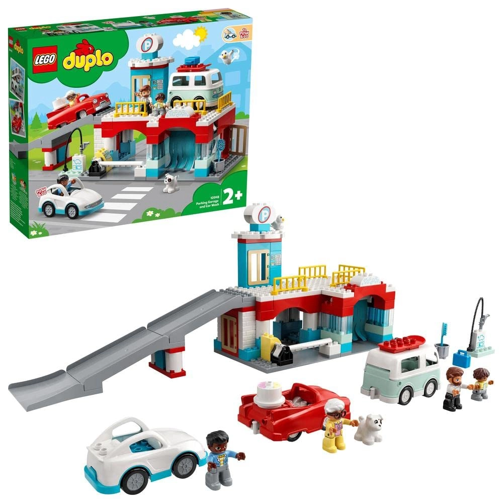 LEGO DUPLO Car Park and Car Wash (10948) - Multi-colour