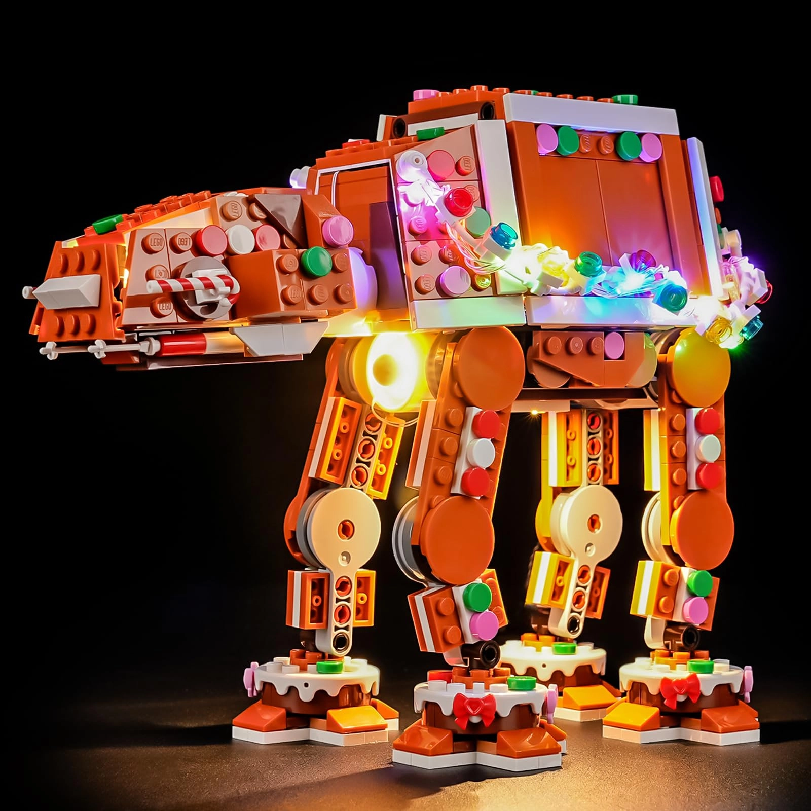 LIGHTAILING LED Light Set for Lego 40806 Gingerbread AT-AT Walker - Easy Installation Hidden Wiring