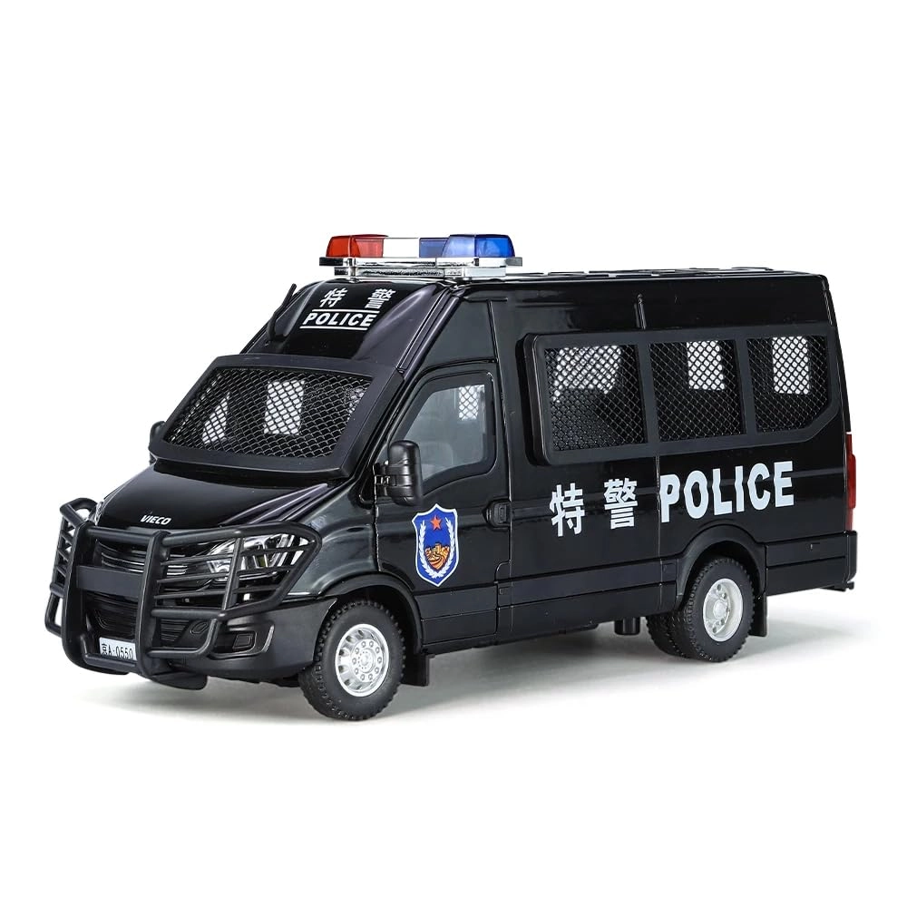 minniq store BB_POLICE_WHT - 1:24 1 pcs