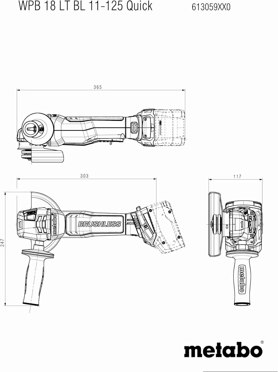 WPB 18 LT BL 11-125 Quick