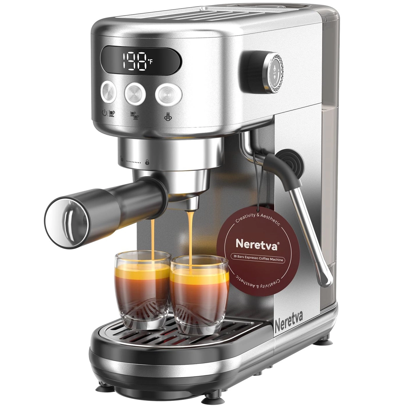 Neretva 20 Bar Super Compact - Preinfusion Steam Wand