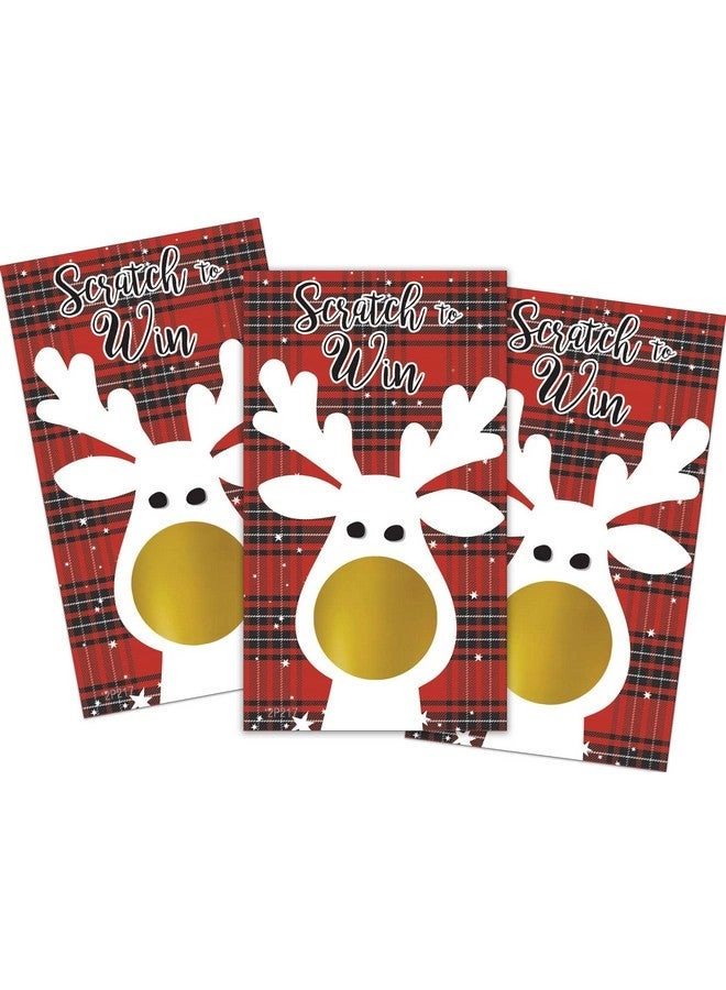 DISTINCTIVS Reindeer Christmas Scratch Off Cards - 28 Count