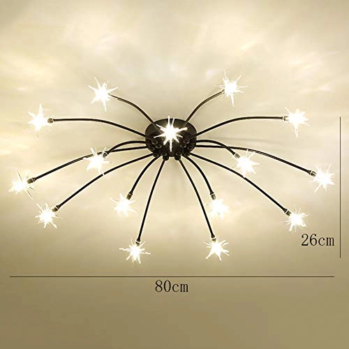 Nordic Art Stars Ceiling - G4 21 head Black and white light