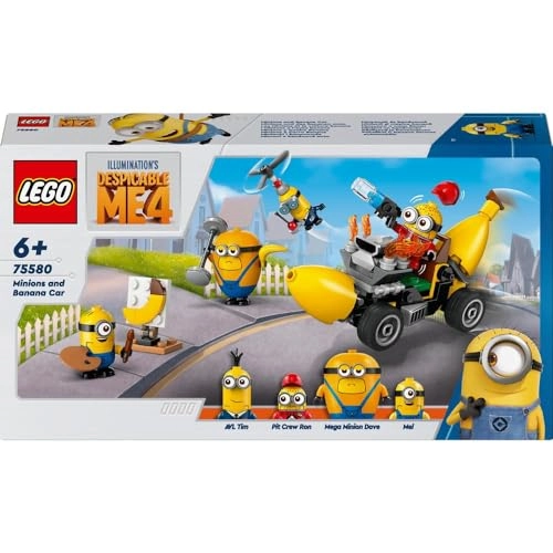Despicable Me 4 Minions and Banana Car