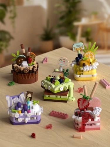 Mini Cake Building Blocks - Chocolate Cake Food Series