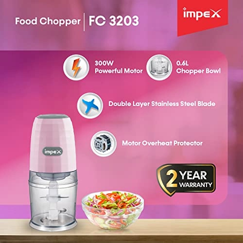 Food Chopper - 0.6L Electric