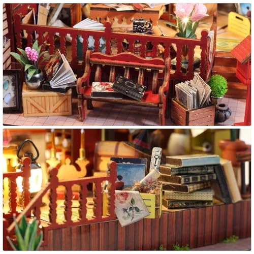Miniature dollhouse Kit - Bookhouse