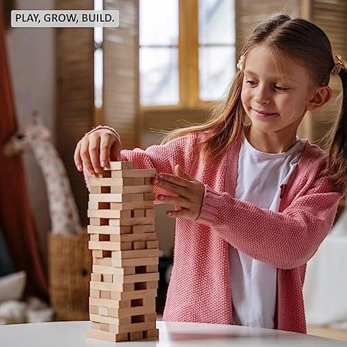 KIDS STACKING TOWER - 39 pcs