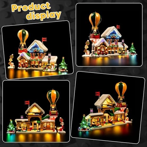 LED Lighting Set for Lego 10339 Santa Post Office - Continuous Light Kit Without Stones