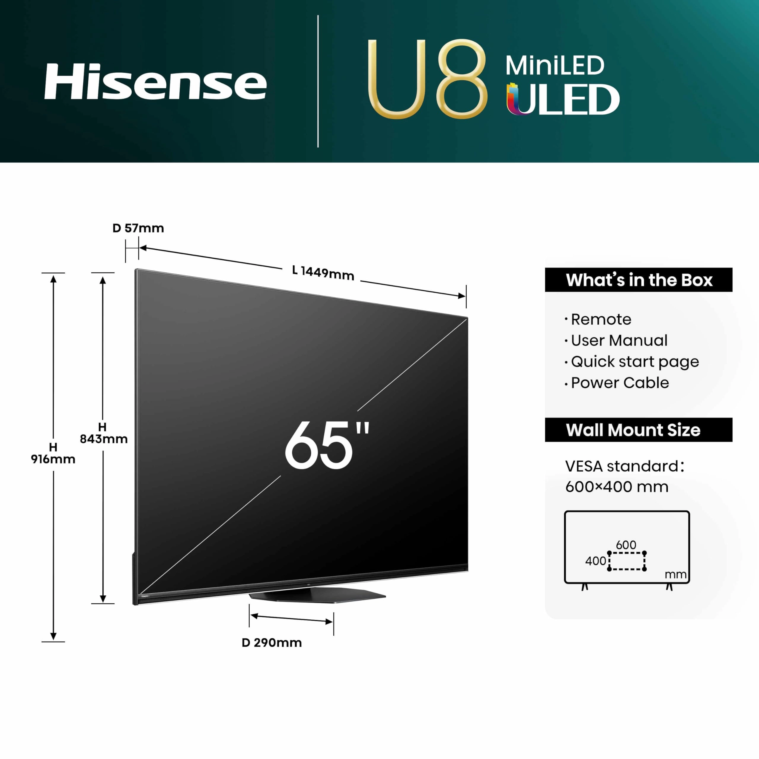 65U8N - 65 inch