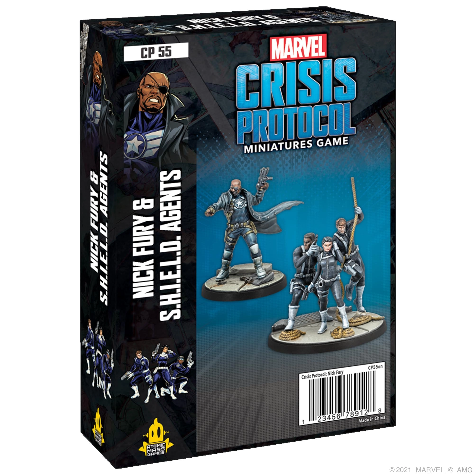 Atomic Mass Games Marvel: Crisis Protocol: Nick Fury and S.H.I.E.L.D. Agents - Character Pack