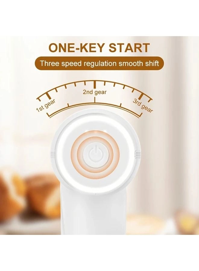 Handheld Cream Mixer - USB Rechargeable 3-Speed 2-in-1